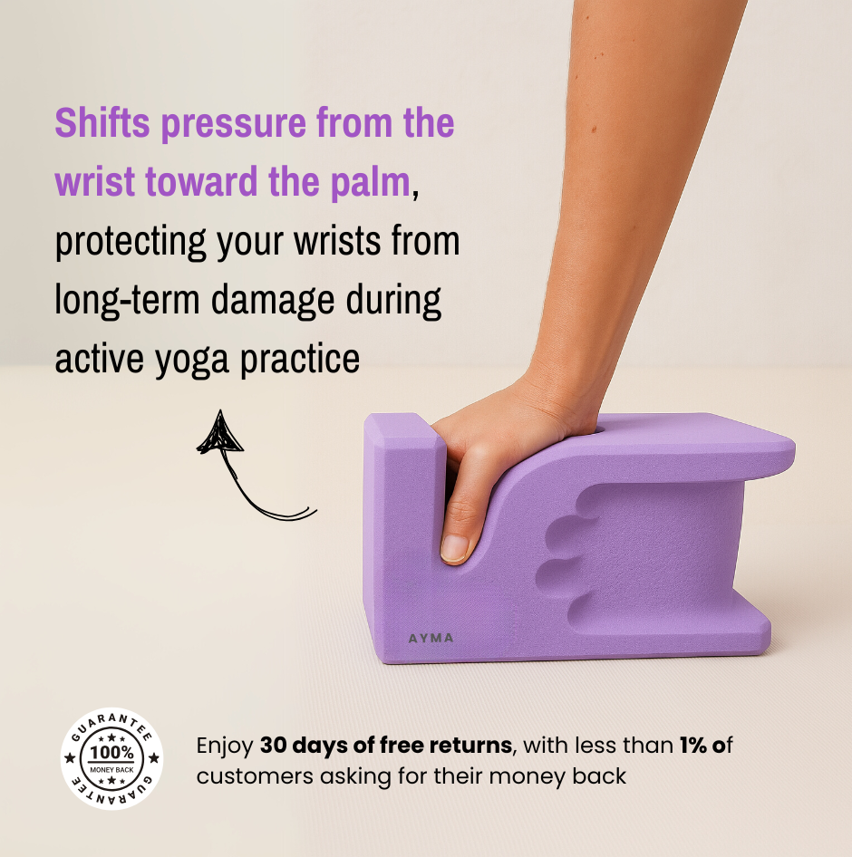 AYMA™ wrist-protecting ergonomic yoga supports (pair)