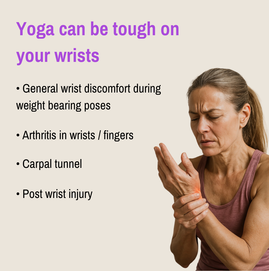 AYMA™ wrist-protecting ergonomic yoga supports (pair)