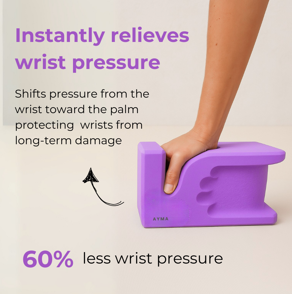 AYMA™ wrist-protecting ergonomic yoga supports (pair)