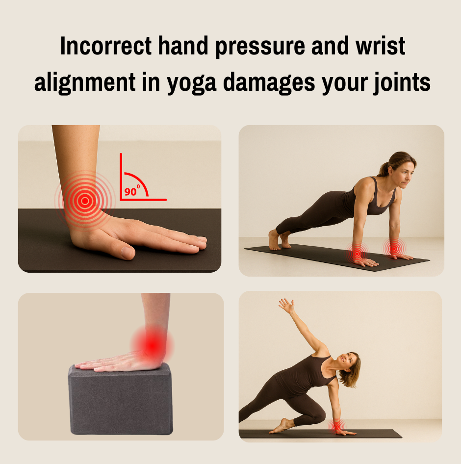 AYMA™ wrist-protecting ergonomic yoga supports (pair)